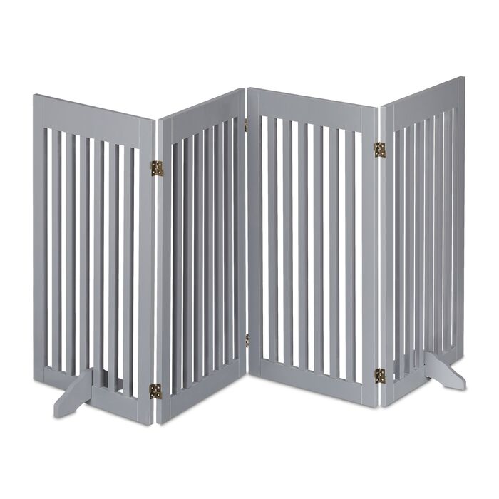 Захисний бар'єр Relaxdays сірого кольору, 92 см