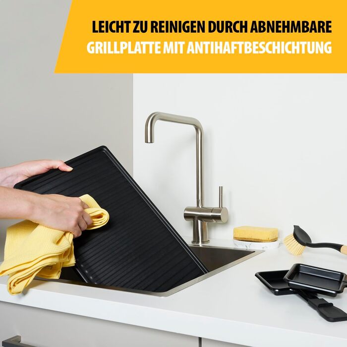 Ракле гриль Tristar RA-2746 на 8 осіб – чорний, 1400 Вт