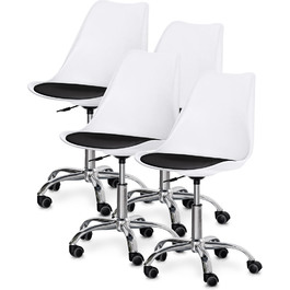 Комплект (4шт) крісло Evo-Kids Capri White / Black (арт H-231 W/B-Х4)