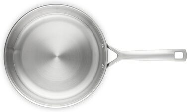 Сковорода LE CREUSET з нержавіючої сталі, 24 см, без покриття, для всіх типів плит (включно з індукцією) та духовки