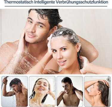 Змішувач для ванни з термостатом, настінний монтаж, хром. Змішувач для ванни та умивальника для ванної кімнати