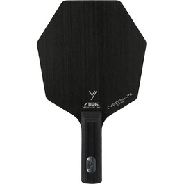 Професійна деревина для настільного тенісу Stiga Cybershape Carbon-нова революційна професійна ракетка для настільного тенісу, унікальна шестикутна форма, Велика пряма поверхня для гри в настільний теніс