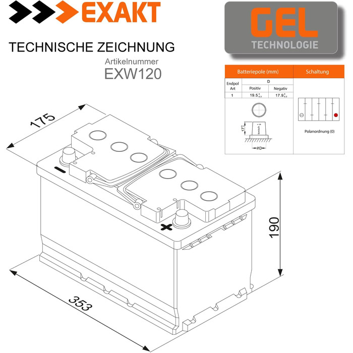 Акумулятор 12V 120Ah Акумулятор для автофургонів Сонячна батарея Акумулятор для човнів Гелевий акумулятор Гелевий акумулятор замінює 100Ah 110Ah 120AH 12V