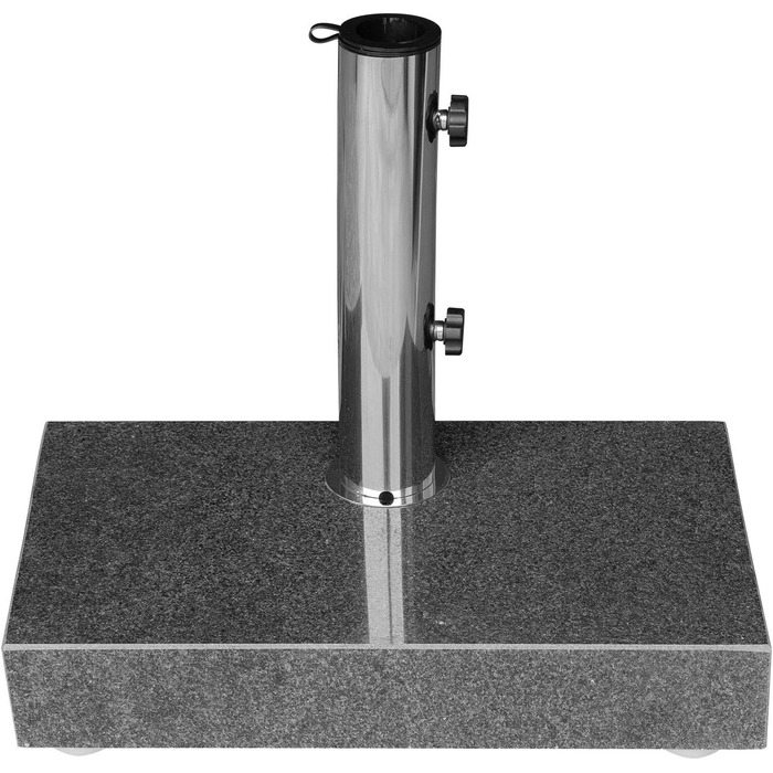 Підставка для парасольки Anndora Granit 25 кг, темно-сіра, для балкона, діаметр стієна до 48 мм