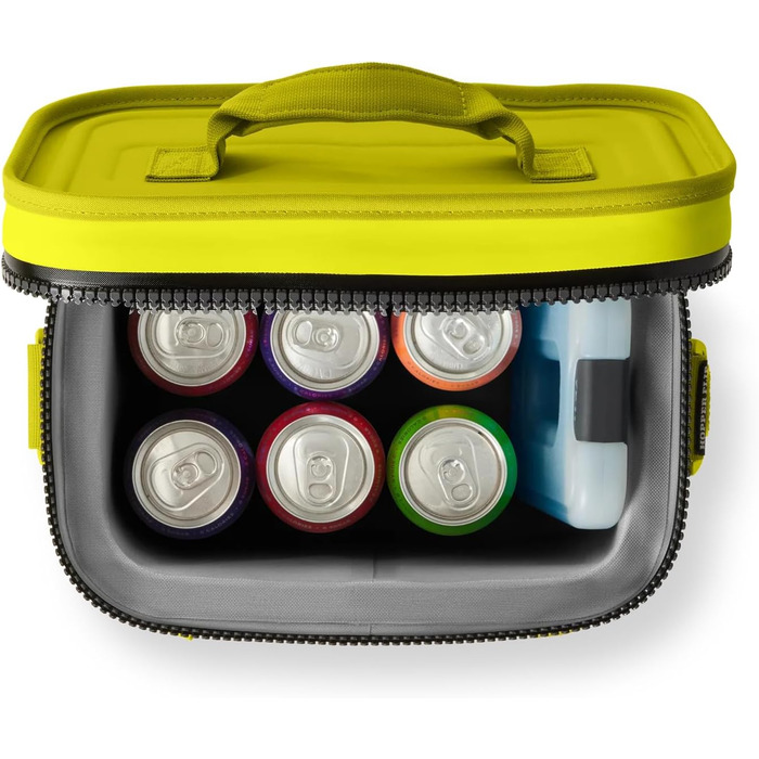 Чорний рюкзак-холодильник YETI Hopper Flip 8 (Firefly Yellow) - портативний, ізольований