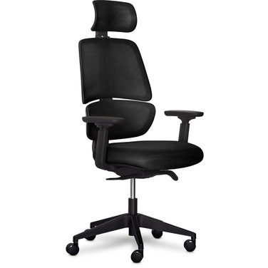 Крісло Mealux Leo Air Plus Black (арт.Y-546 KB)