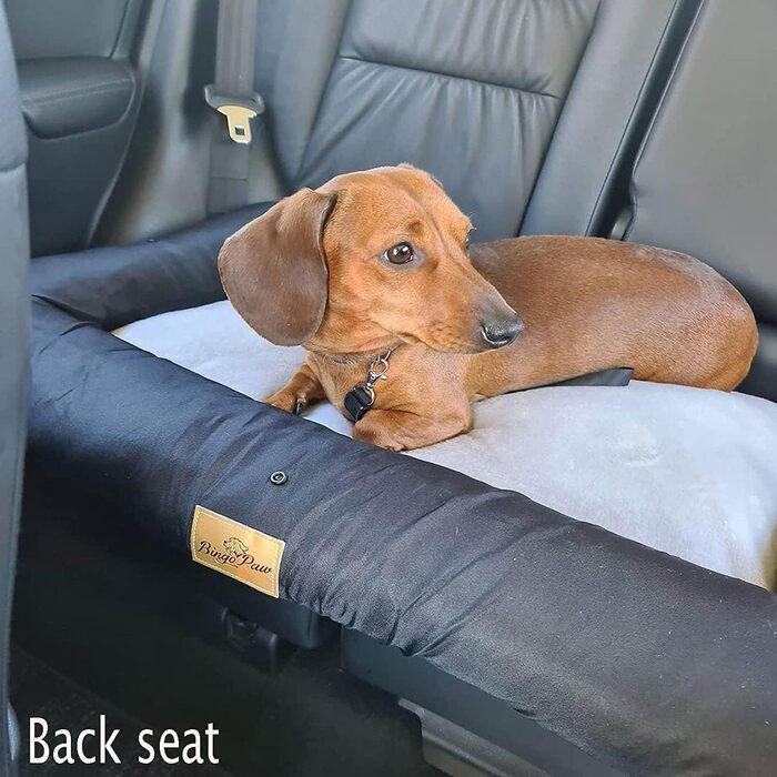 Автомобільне сидіння для собак bingopaw для середніх собак, посилене автомобільне сидіння 3-в - 1 з кріпильними ременями, водонепроникне нековзне автомобільне сидіння для собак для передніх і задніх сидінь в автомобіль, м 66x58x10 см