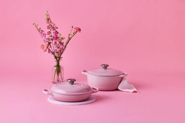 Le Creuset Signature Чавунний горщик Gourmet, Ø 30 см, 3,5 л, для всіх плит (включно з індукцією), Рожевий Shell, 21180307774430