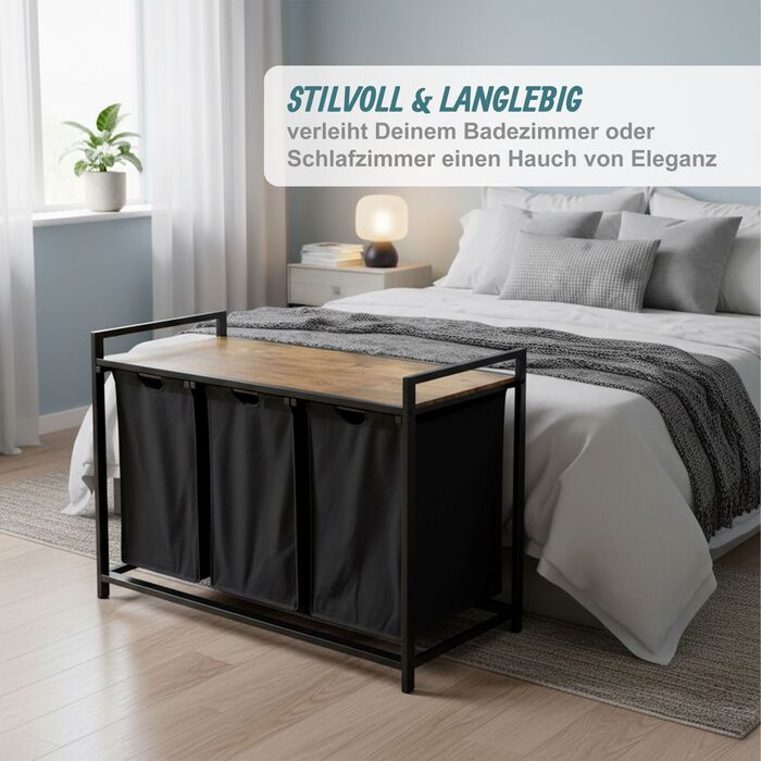 Організатор для білизни Relaxdays з 3 відділеннями та полицею