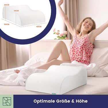 Подушка для ніг з ортопедичним ефектом для дорослих, для полегшення навантаження на ноги, з підтримкою, сертифікат Oeko-Tex