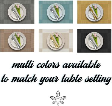 Набори серветок на стіл More Décor, 4 шт., сірий сріблястий колір, PVC-вініл, миючі, термостійкі, для кухні та їдальні