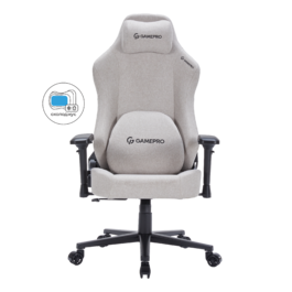 Крісло ігрове GamePro FGC750LG Fabric Light Gray