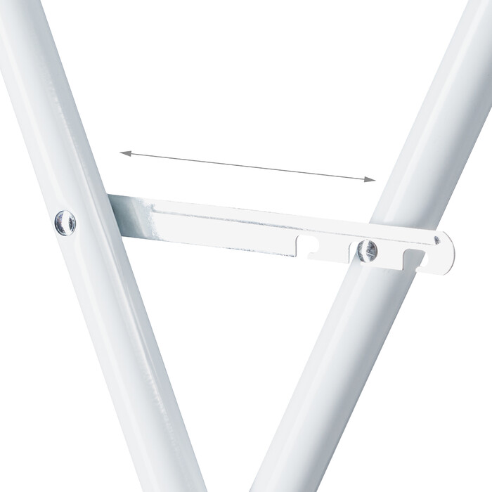 Relaxdays Sliding Metal Clothes Rack
