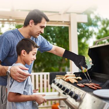 Рукавички для гриля OUTDOUSE BBQ - термостійкі, чорні