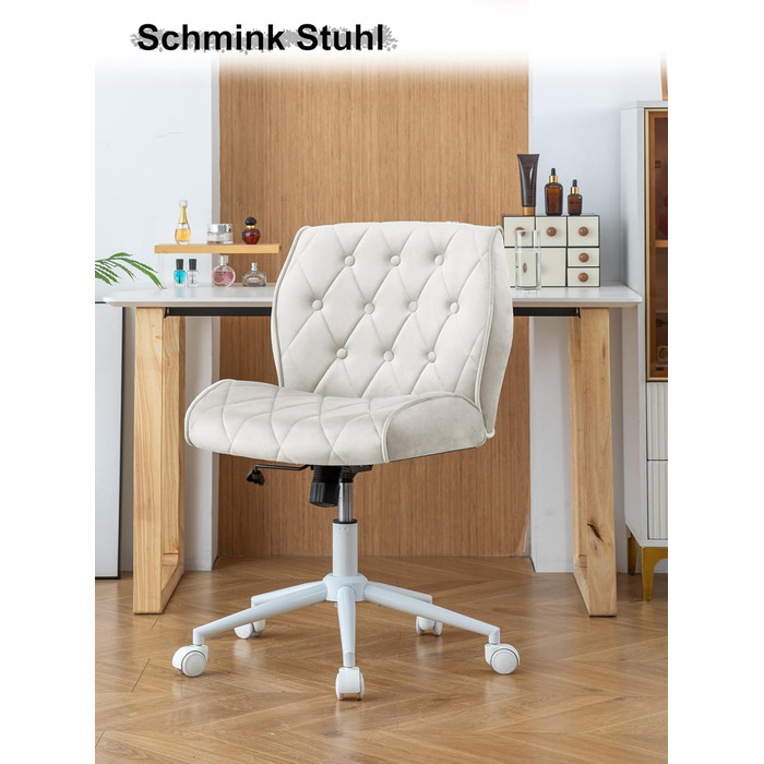 Крісло для дому та офісу Symino з функцією гойдання, крісло для макіяжу та письмове, з м'якої еко-шкіри, регульоване по висоті, поворотне на 360°, ергономічне, до 150 кг, велике