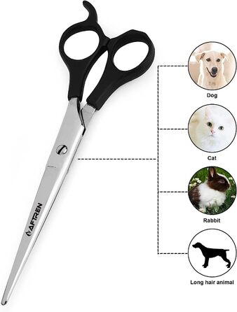 Професійний набір для догляду за собаками, Ножиці для схуднення для домашніх тварин, набір ножиць для схуднення з зубчастим лезом 6,5 дюймів (комплект)