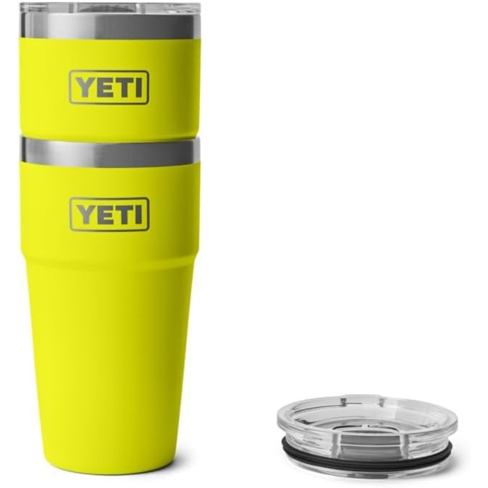 Термос YETI Rambler 591ml (20oz) з кришкою MagSlider, колір Firefly Yellow