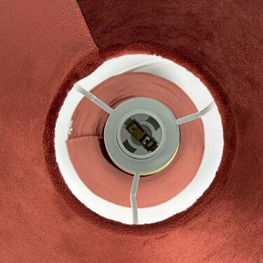 Лампа настільна Relaxdays з абажуром з оксамиту