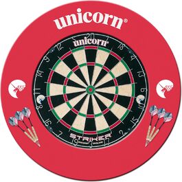 UNICORN Striker Board & Surround Home Darts Center One Size Red, UNICORN Striker Board & Surround Home Darts Center One Size Red