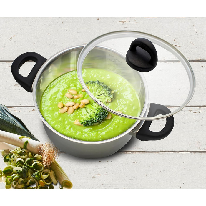 Каструля ELO Serie Turmalin з індукційним дном, нержавіюча сталь, 16 см