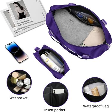 Набір валіз LARVENDER 5-ти частинний, з жорстким корпусом, розширюваний, з кодовим замком (Midnight Berry)