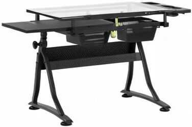 Стол для малювання Fromm & Starck Star_Desk_09, архітектурний, робочий, зі склоповерхнею, регульований нахил, 120x60x90 см