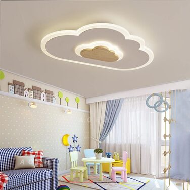 Дитячий стельовий світильник у формі хмари
