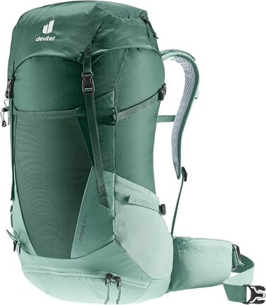 Рюкзак для походів Deuter Women's Futura 30 Sl (1 упаковка) Лісовий нефрит 30 літрів із системою гідратації Streamer 3.0