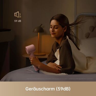 Фен Dreame Hair Gleam: Швидкий, з іонізацією та регулюванням температури, рожевий