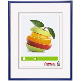 Рамка для фото Hama Севілья, 24x30см, паперовий паспарту 15x20см, скло, пластик, для підвішування, синя (макс. 50 символів)