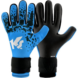 Воротарські рукавички KEEPERsport-Варан челендж-футбольні рукавички з 3-міліметровим захопленням для дорослих і дітей-Розмір 4-11 6 синій