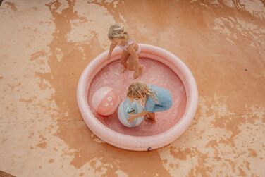 Маленький голландський 2010450 басейн/надувний дитячий басейн - маленькі рожеві квіти (150 см)