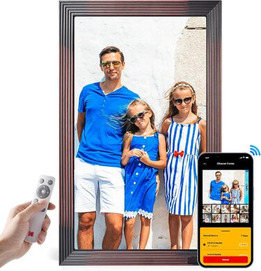 Цифровий фотоальбом Kodak 10 дюймів з Wi-Fi, 32GB, IPS HD сенсорний екран, авто-поворот, для дому та офісу