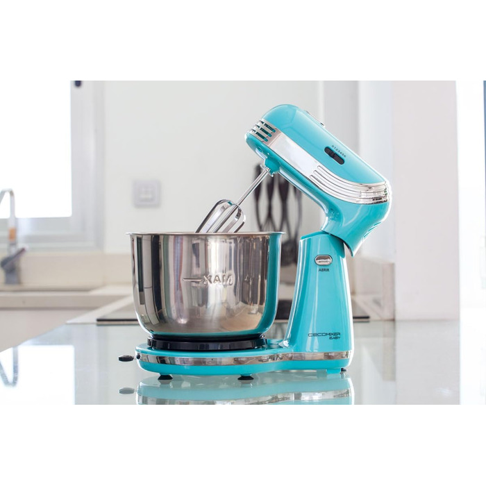 Кухонний комбайн Cecotec Cecomixer Easy: 250W, 3л, чаша з нержавіючої сталі, 5 функцій, 6 швидкостей, блакитний