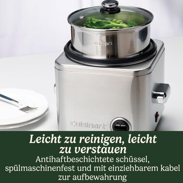 Мультиварка Cuisinart Cook In 5 in 1: гриль, смаження, приготування на пару, тушкування, томління | Нержавіюча сталь, антипригарне покриття, сталеві пластини та сковорідки | Сірий колір