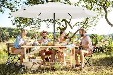 Parasol Maui Beige Ø330см Захист від ультрафіолету 80+
