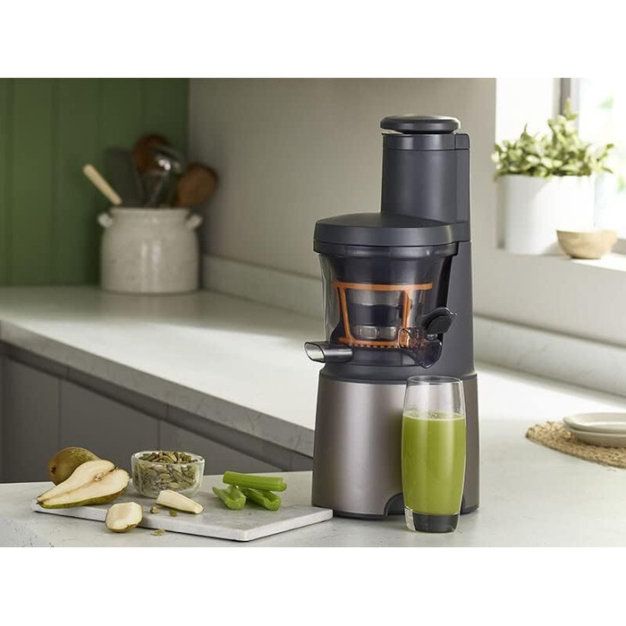 Kenwood PureJuice Pro JMP85.00SI: повільний соковитискач для свіжих соків, сріблястий