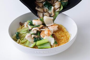 Сковорода Le Creuset Chef з антипригарним покриттям, 24 см, срібна