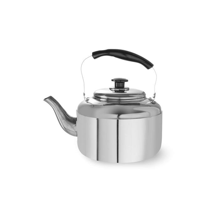 Чайник для води HENDI, з кришкою, чайник для канавок, чайник для заварки, 6 л, ø245 шт. (H)90 мм, нержавіюча сталь