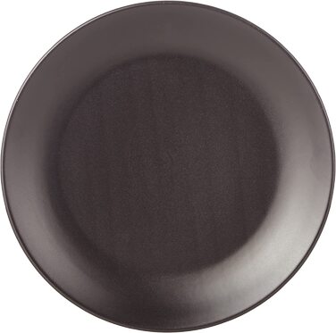 Серія чорний матовий, Набір посуду комбінований набір з 16 предметів, кераміка, чорний, 41 x 33 x 31 см, од., 17544