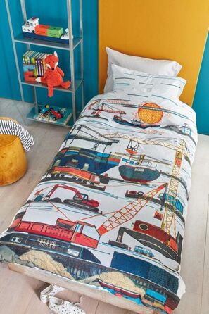 Дитячий комплект постільної білизни Beddinghouse Seaport Color Multi 100x13540x60см Портвейн бавовняний дитячий набір