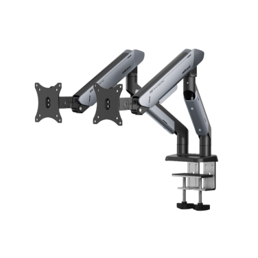 Настільне кріплення для двох моніторів Anda Seat Stealth PRO II Duo 17’’-42’’ Titanium
