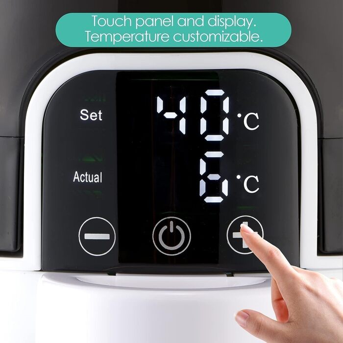 Bellababy Приготувач дитячої суміші та підігрівач пляшечок, швидкий нагрів за 5-15 хв, чорний