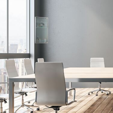 Шафка для медикаментів Relaxdays зі скляними дверцятами