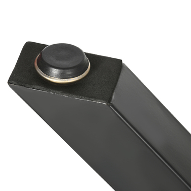 2 шт. металеві ніжки для столу, підставка для обіднього столу, письмового столу, журнального столика, металевий каркас у формі X, чорний колір, 72 см