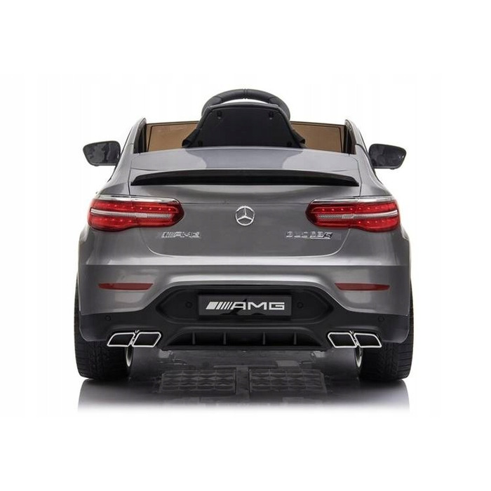 Дитячий електромобіль Mercedes-Benz GLC 63S LIFT, сріблястий лак, 4x4