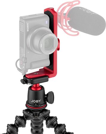 JOBY GorillaPod 3K Vert Kit – компактний гнучкий штатив з вертикальною L-платою та кульовою головкою для бездзеркальних камер (до 3 кг)