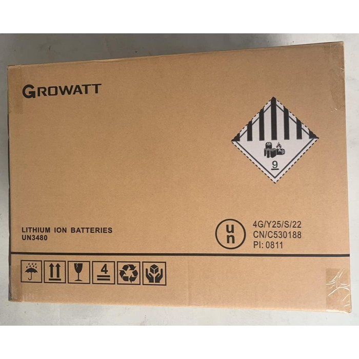 Електростанція GROWATT Infinity 1500 1512 Втгод, 4 шт. 230 В/1800 Вт змінного струму, швидка зарядка, аварійне живлення, сонячна батарея для кемпінгу/будинків на колесах