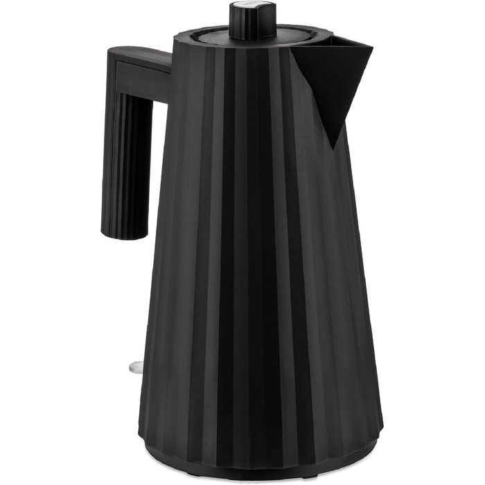 Електричний чайник Alessi Plissé MDL06 B/UK, 1.7 л, чорний, з англійським штекером, 2400W