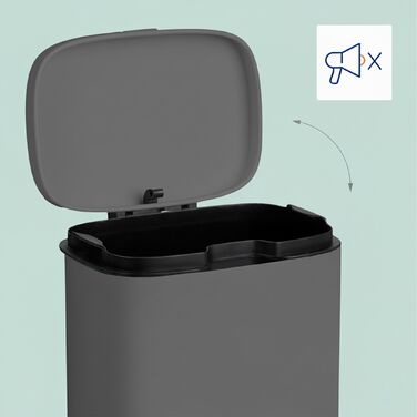 Контейнер для косметики Relaxdays для кріплення на стіну, 3 літри